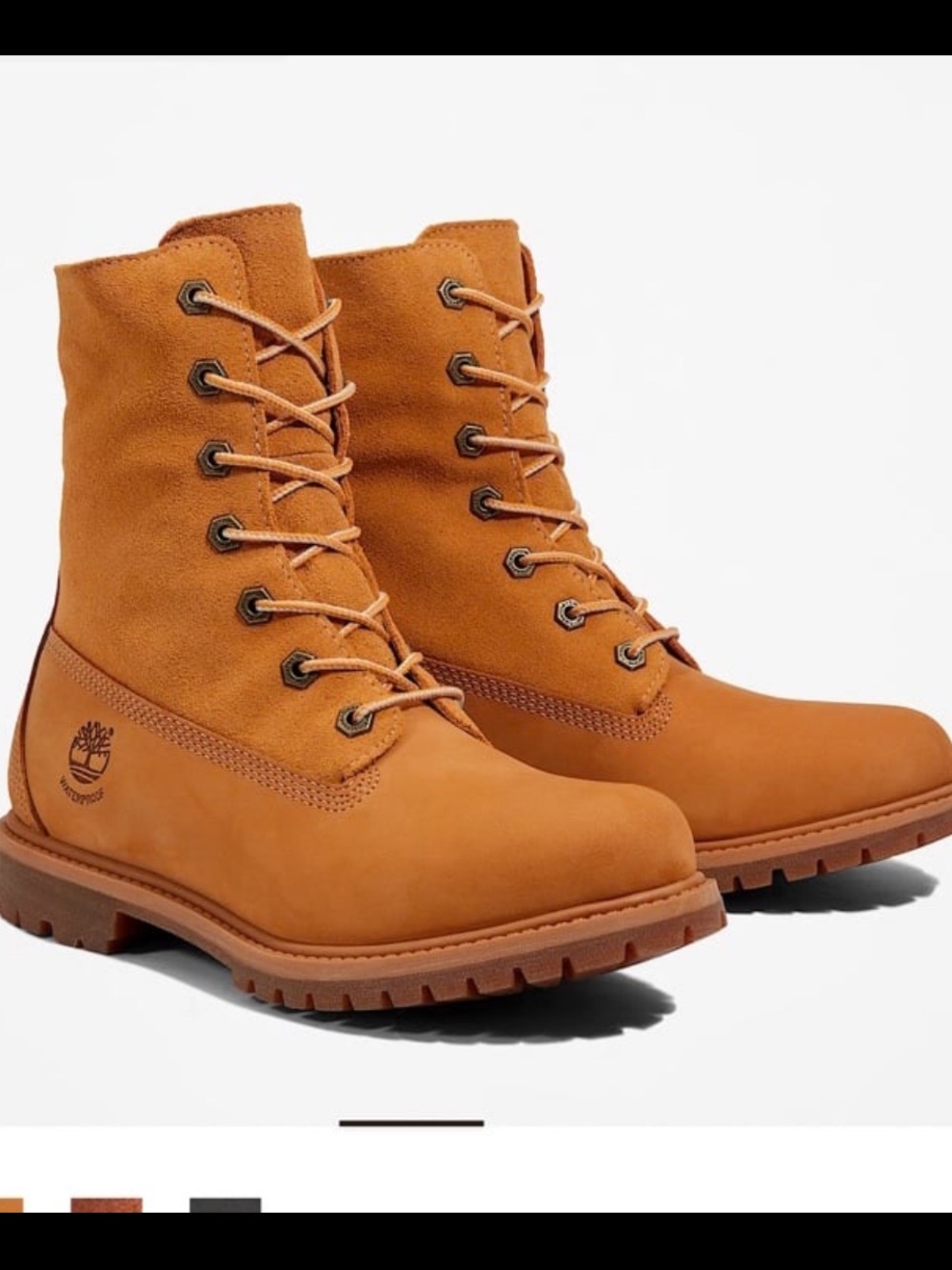 Timberland® Leather Warm-Lined Waterproof Roll-Top Boots.